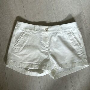 Southern Tide Leah White Shorts